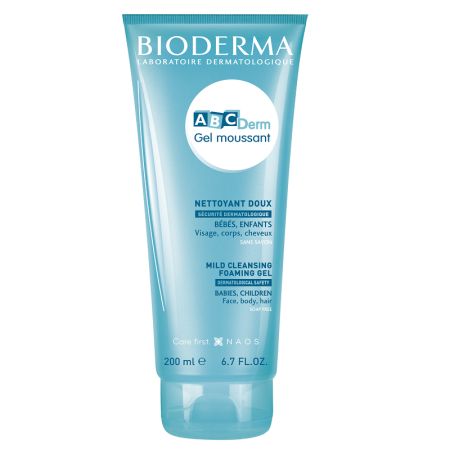 Gel spumant ABCDerm, 200 ml, Bioderma