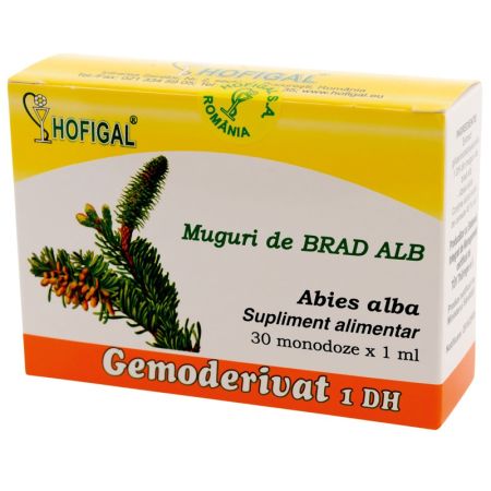 Gemoderivat mladite muguri brad alb, 30 monodoze, Hofigal