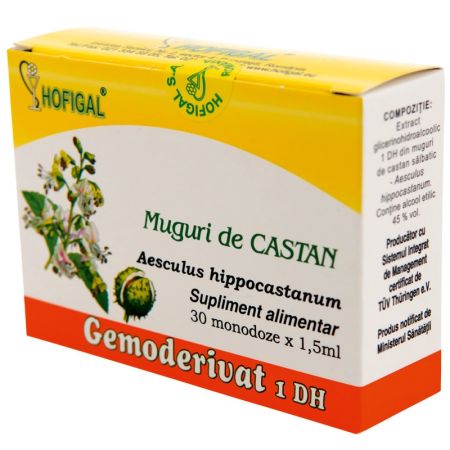 Germoderivat muguri castan, 30 monodoze, Hofigal