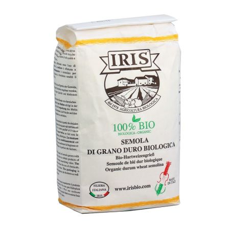 Gris Bio extra fin din grau dur, 1 Kg, Iris Bio