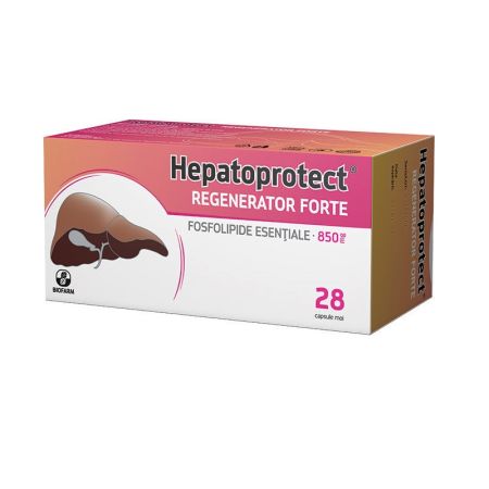 Hepatoprotect Regenerator Forte 850 mg, 28 capsule, Biofarm