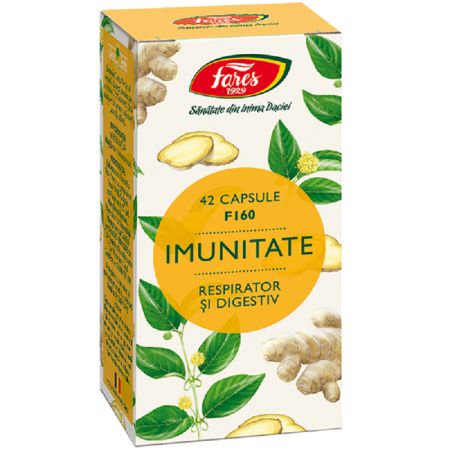 Imunitate Respirator si Digestiv, 42 capsule, Fares