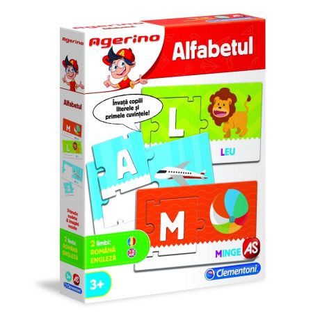 Joc educativ Agerino Alfabetul, 50047, Clementoni