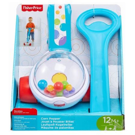 Jucarie de impins cu bile saltarete, FGY72, Fisher Price