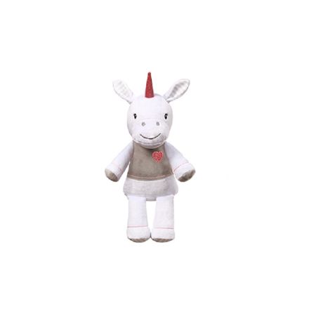 Jucarie din plus, Unicorn Lucky, 34cm, Babyono