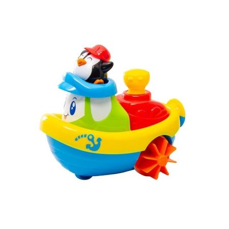 Jucarie pentru baie, Barcuta Pinguinului, 4326, Little Learner