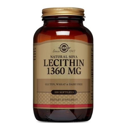 Lecitina 1360 mg, 100 capsule, Solgar