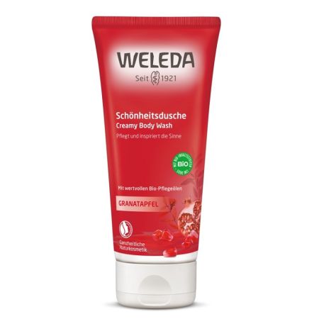 Lotiune regeneranta de dus cu rodie, 200 ml, Weleda