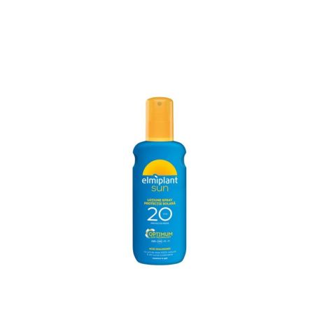 Lotiune spray pentru protectie solara, SPF 20, 200 ml, Elmiplant