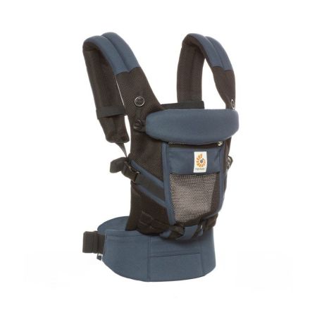 Marsupiu pentru copii, Adapt Cool Air Mesh, Raven, ErgoBaby