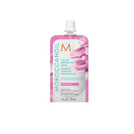 Masca de par nuantatoare Hibiscus, 30 ml, Moroccanoil