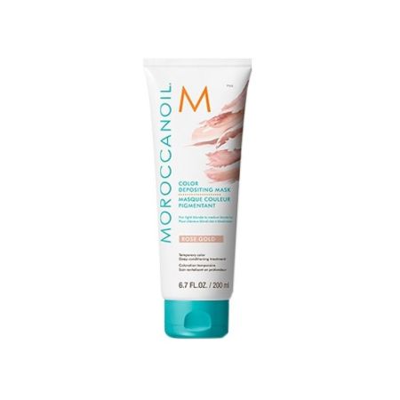 Masca de par nuantatoare Rose Gold, 200 ml, Moroccanoil