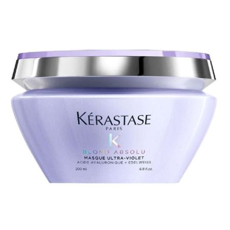 Masca violet pentru par blond si decolorat Blond Absolu Masque Ultra-Violet, 200 ml, Kerastase