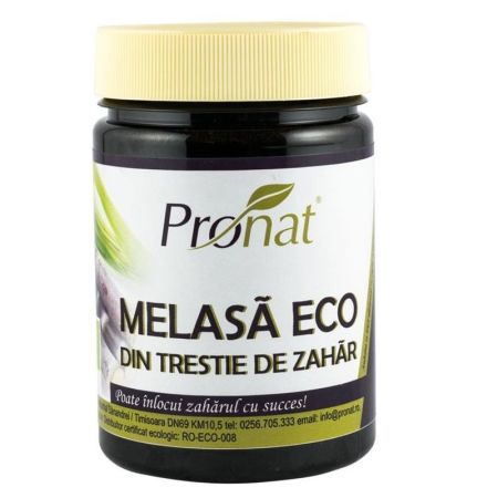 Melasa Bio din trestie de zahar, 400 g, Pronat