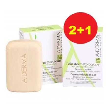 Oferta Pachet Sapun dermatologic 2+1, +0luni, A-Derma