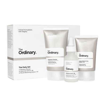 Pachet Balsam cu squalane pentru curatarea tenului, 50 ml + Acid hialuronic 2% + B5, 30 ml + Factori naturali de hidratare,, The Ordinary