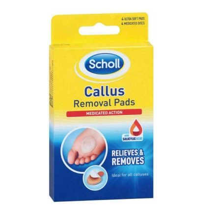 Plasture pentru indepartarea bataturilor Callus, 4 bucati, Scholl