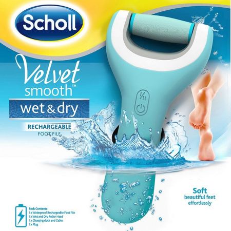 Pila electrica, Smooth, pentru picioare umede si uscate, Scholl