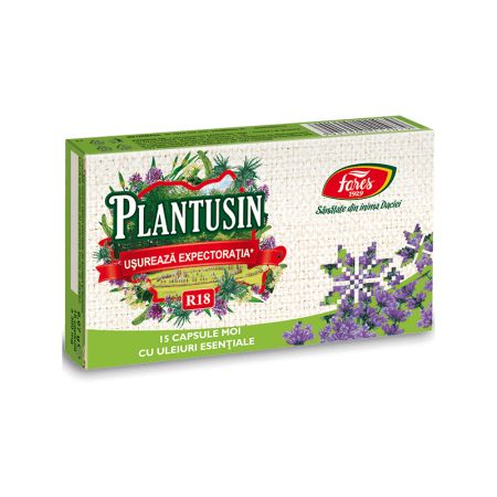 Plantusin R18, 15 capsule moi, Fares