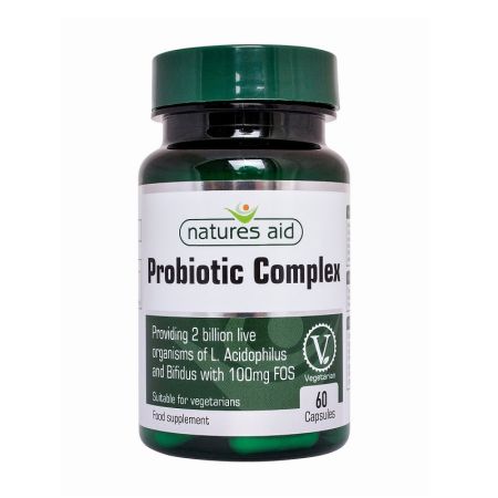 Probiotic Complex cu FOS, 60 capsule, Natures Aid