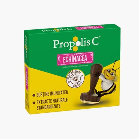 Propolis C + Echinacea, 20 comprimate, Fiterman