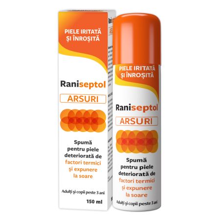 Raniseptol Arsuri Spuma, 150 ml, Zdrovit