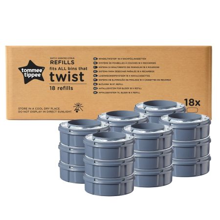 Rezerve Twist&Click, 18 bucati, Tommee Tippee