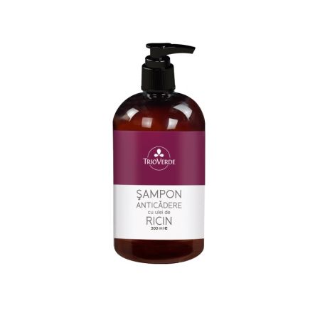 Sampon anticadere cu ulei de ricin, 300 ml, Trio Verde