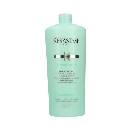 Sampon echilibrant pentru radacini grase si lungimi sensibilizate Specifique Bain Divalent, 1000 ml, Kerastase