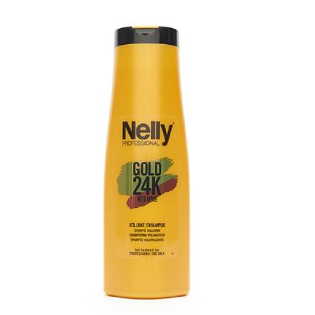 Sampon pentru volum Gold 24K, 400 ml, Nelly Professional