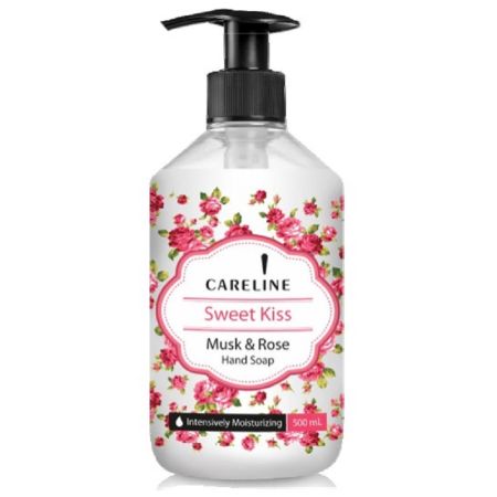 Sapun lichid cu parfum deTrandafiri, Sweet Kiss, 500 ml, Careline