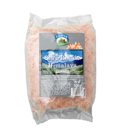 Sare de Himalaya gronjoasa roz, 500 g, Pirifan