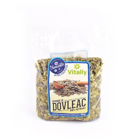 Seminte decojite de dovleac, 500 g, Vitally