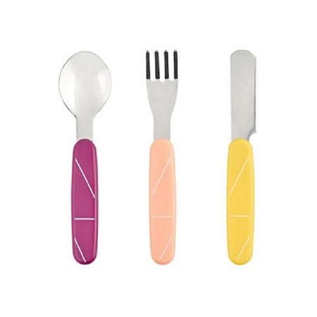 Set 3 tacamuri din inox, Peach, A102404, Babymoov