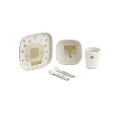 Set picnic Bamboo, 5 piese, Miniland