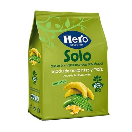 Snack mazare si porumb  Solo, 50 gr, Hero Baby