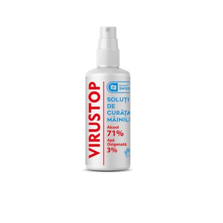 Solutie de curatat mainile, 100ml, Virustop