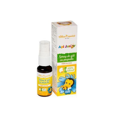 Spray de gat cu propolis ApiJunior, 20 ml, Albina Carpatina