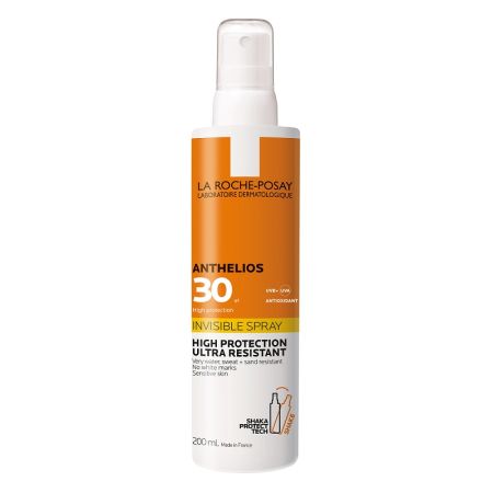 Spray invizibil pentru fata si corp cu SPF 30 Anthelios, 200 ml, La Roche-Posay