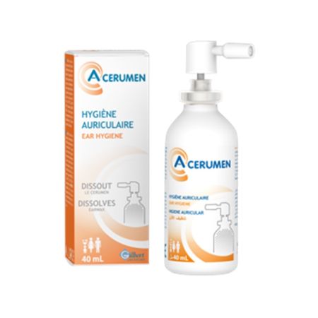 Spray pentru igiena urechilor, A-Cerumen, 40 ml, Gilbert