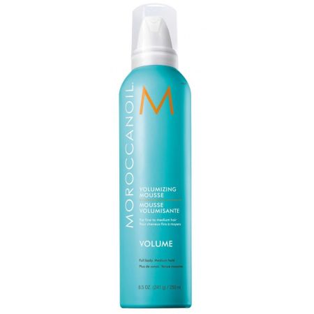 Spuma de volum si definire pentru par fin Volumizing Mousse, 250 ml, Moroccanoil