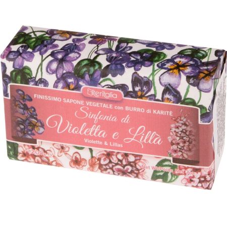 Sapun vegetal cu violete si liliac, 200g, Iteritalia