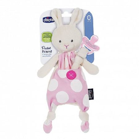 Suport suzeta 3 in 1, Pocket Friend, roz, Chicco 