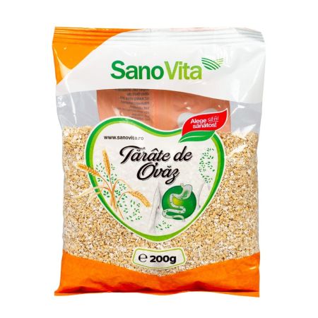 Tarate de ovaz, 200 g, Sanovita