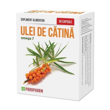 Ulei de catina Omega 7, 30 capsule, Parapharm