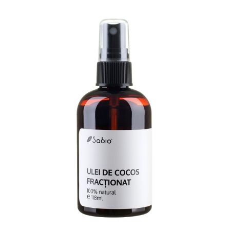 Ulei de cocos fractionat, 118 ml, Sabio