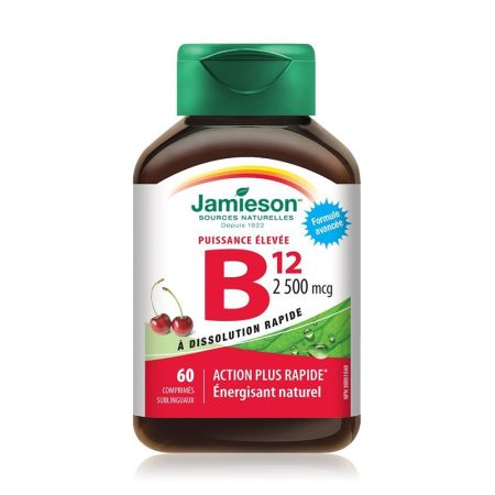 Vitamina B12 2500 mcg, 60 tablete, Jamieson