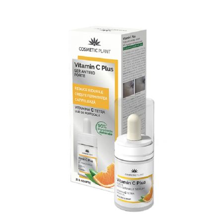 Vitamina C plus ser antirid forte, 15 ml, Cosmetic Plant