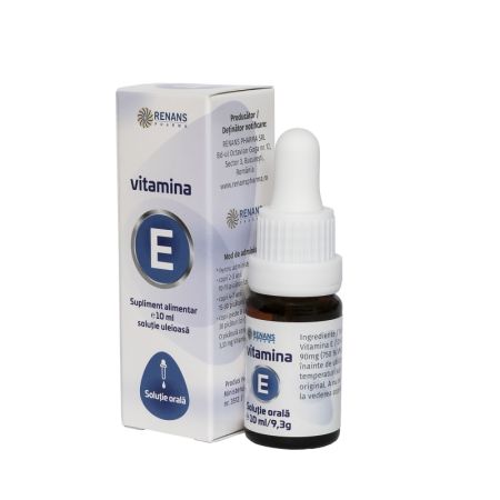 Vitamina E solutie orala, 10 ml, Renans