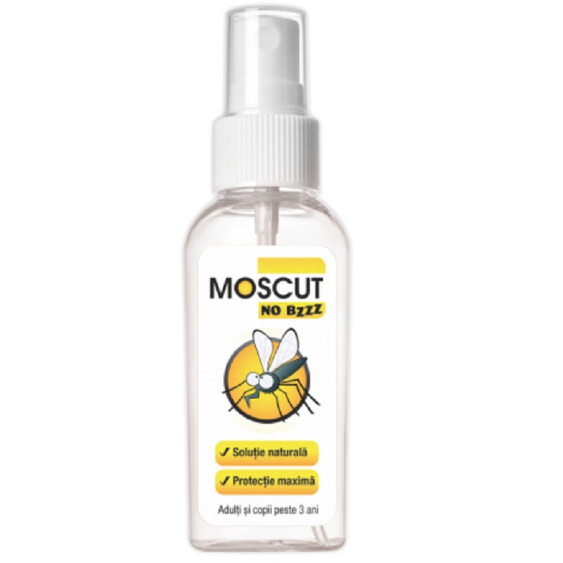 Solutie naturala Moscut No Bzzz, 85 ml, Zdrovit